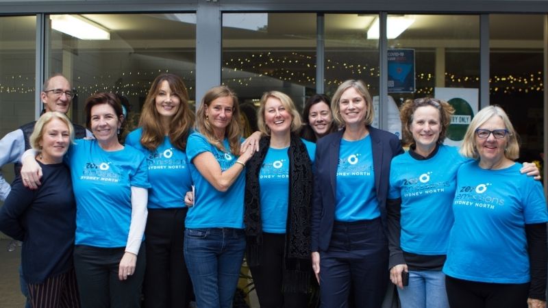 Volunteers working together for Zero Emissions